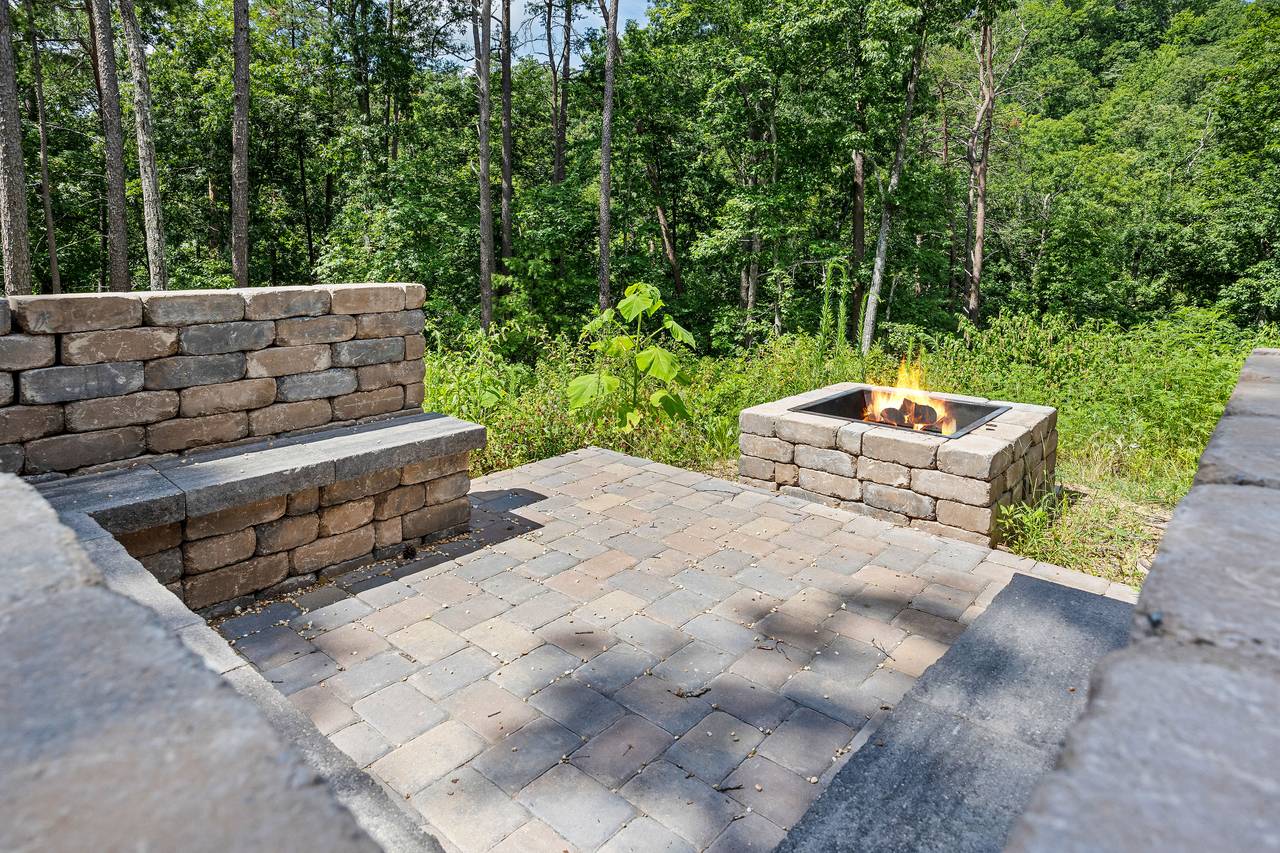 Gather around the outdoor natural wood fire pit for Smores! Gather around the outdoor natural wood fire pit for Smores!