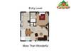 Entry level floor plan Entry level floor plan