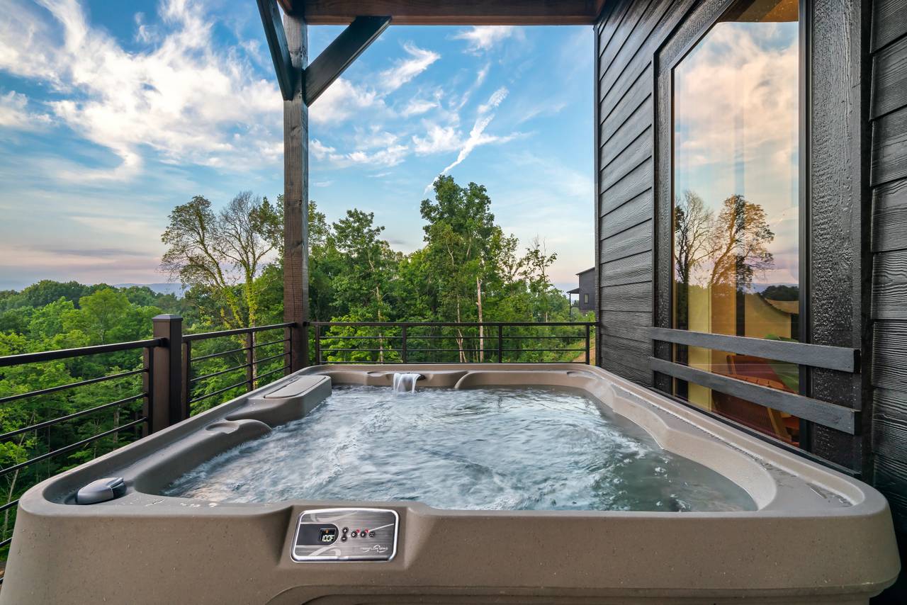 Soak your troubles away in your own private hot tub! Soak your troubles away in your own private hot tub!