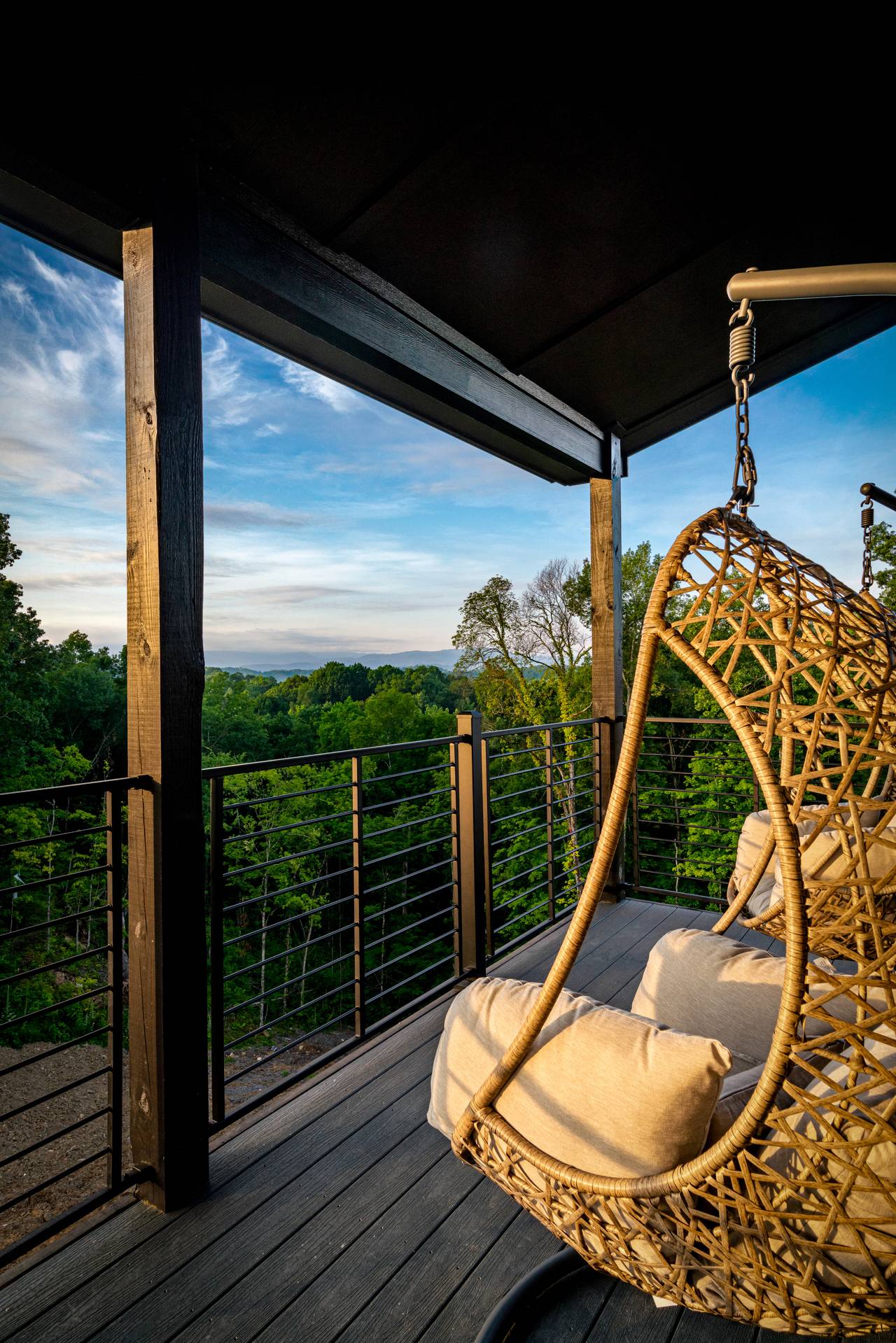 Outdoor seating with views of The Great Smoky Mountains! Outdoor seating with views of The Great Smoky Mountains!