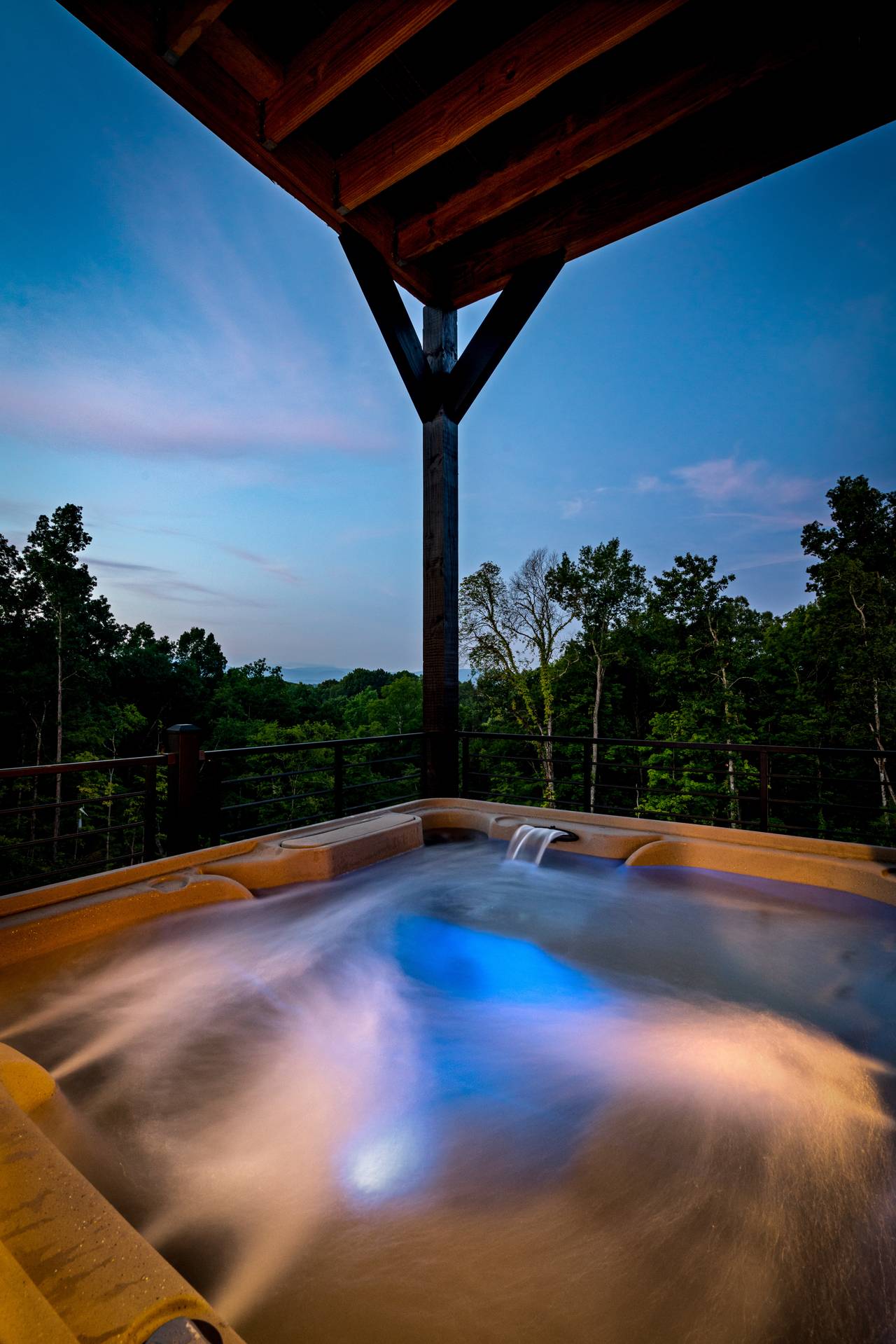 Soak your troubles away in your own private hot tub! Soak your troubles away in your own private hot tub!