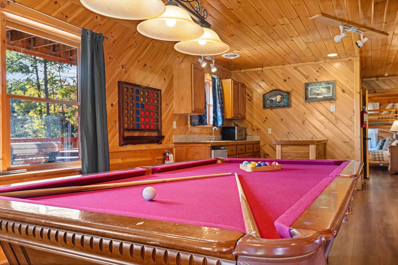 Game room w/ pool table, arcades, bar & lounge seating Game room w/ pool table, arcades, bar & lounge seating
