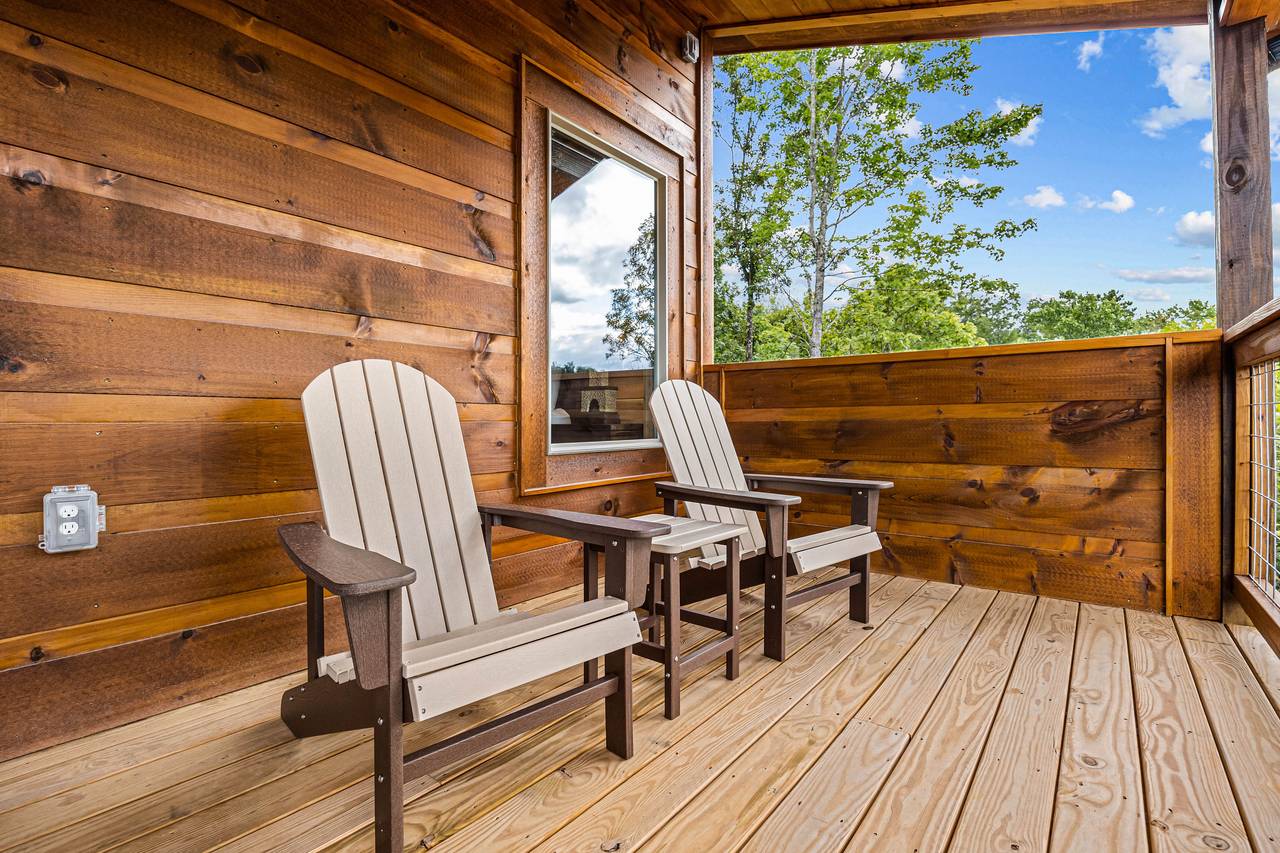 Outdoor deck seating Outdoor deck seating