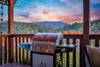 Gas grill with views of the Smokies! Gas grill with views of the Smokies!