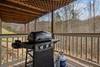 Outdoor gas grill, covered Outdoor gas grill, covered