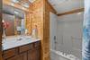 Upper level bath with tub/shower combo Upper level bath with tub/shower combo