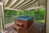 Relax in your private hot tub, covered on the screened porch! Relax in your private hot tub, covered on the screened porch!