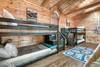 Upper level loft with 2 twin bunks and kids table Upper level loft with 2 twin bunks and kids table