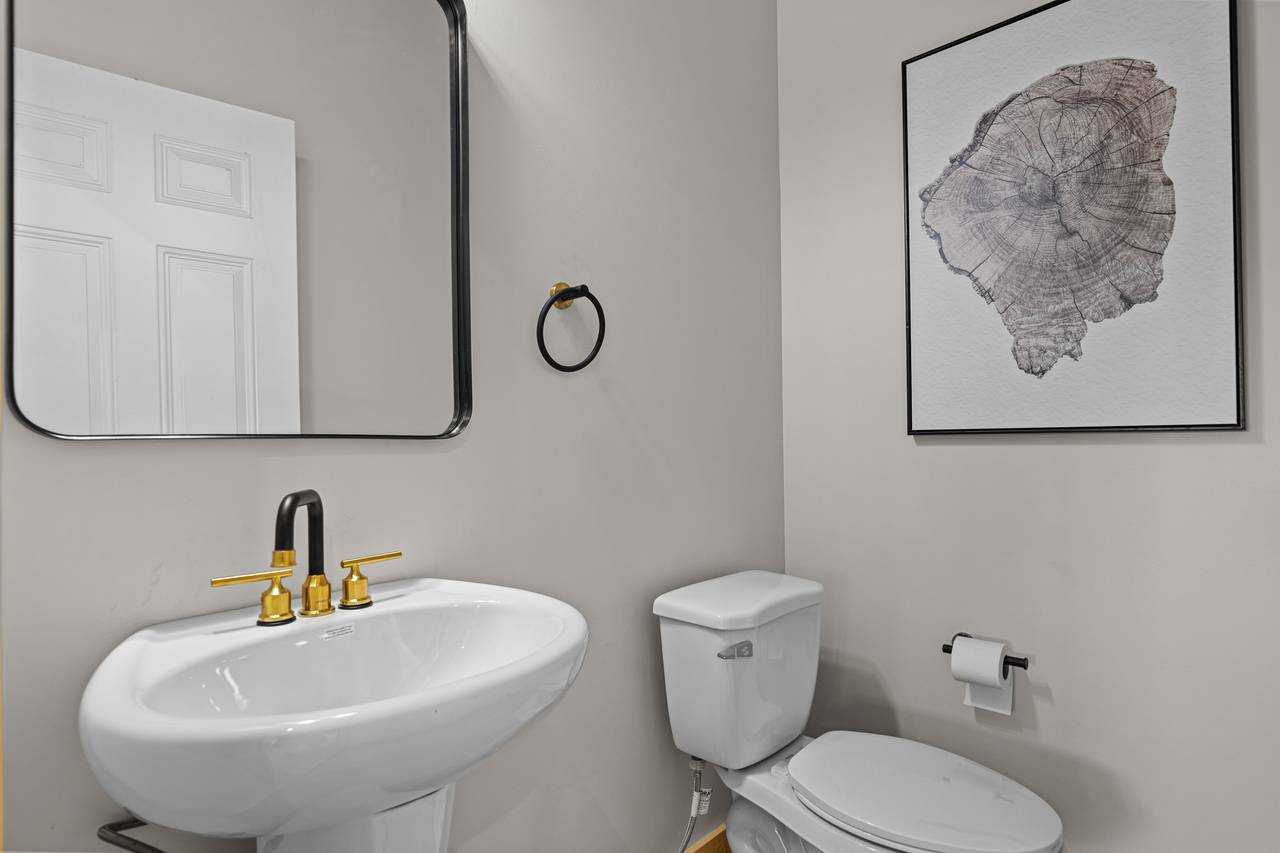 Lower Level Half Bath Near Indoor Swimming Pool Lower Level Half Bath Near Indoor Swimming Pool