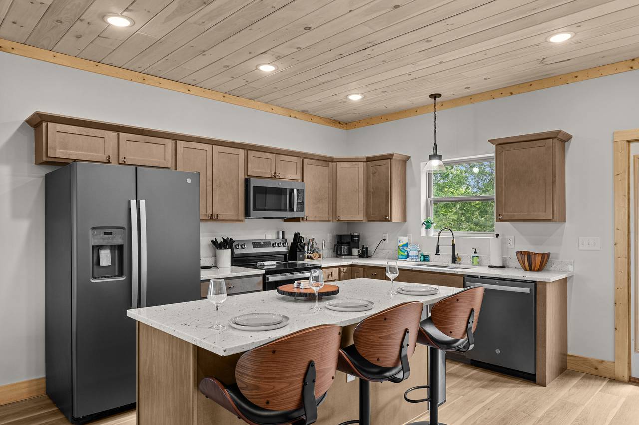 Fully Equipped Kitchen With Stainless Appliances Fully Equipped Kitchen With Stainless Appliances