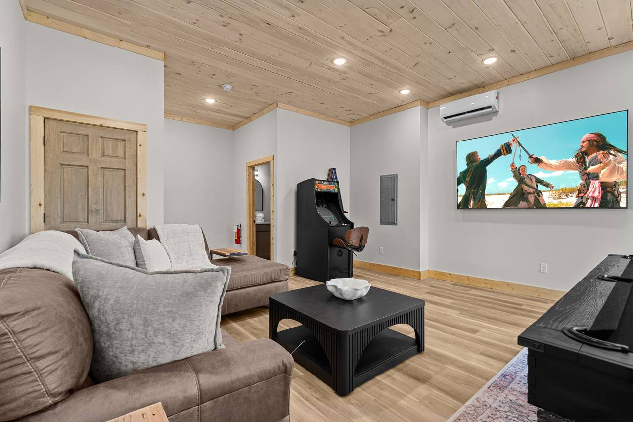 Game Room Seating Area & Queen Sleeper Sofa Game Room Seating Area & Queen Sleeper Sofa
