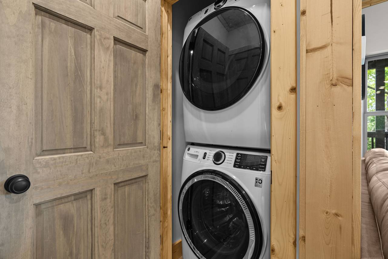 Laundry Area With Stackable Washer/Dryer Laundry Area With Stackable Washer/Dryer