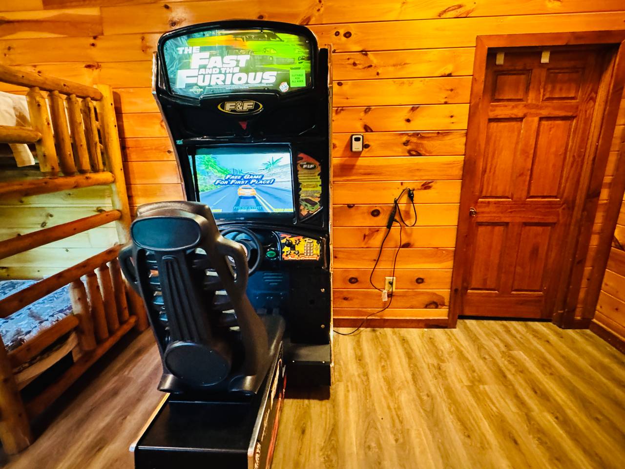 Play Fast and Furious racing simulator - set to free play Play Fast and Furious racing simulator - set to free play