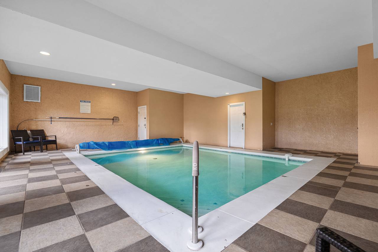 Splash in a private indoor heated pool! Splash in a private indoor heated pool!