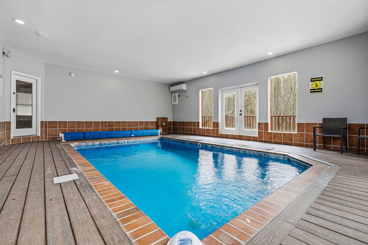 <span class="name">Splish splash in a private indoor heated pool!</span> <span class="name">Splish splash in a private indoor heated pool!</span>