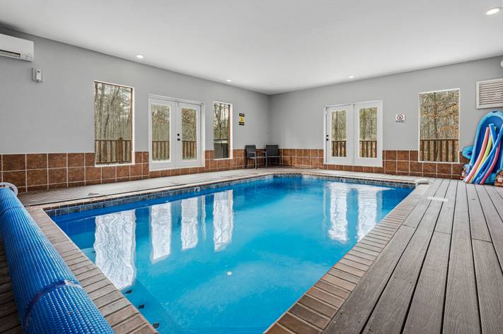 <span class="name">Splish splash in a private indoor heated pool!</span> <span class="name">Splish splash in a private indoor heated pool!</span>