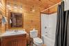 Bath 2; king ensuite bathroom with tub/shower combo Bath 2; king ensuite bathroom with tub/shower combo