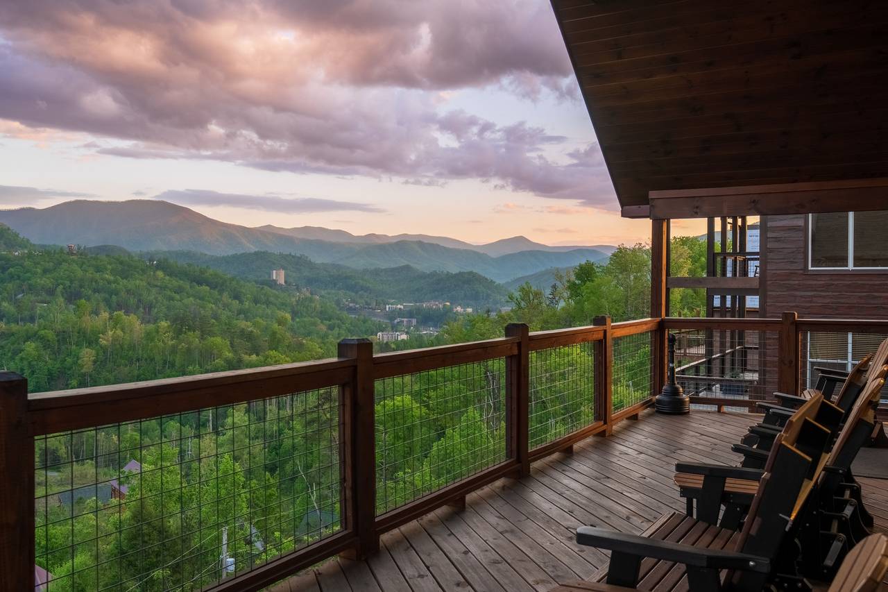 Sit back on the deck and breathe in the fresh air! Sit back on the deck and breathe in the fresh air!