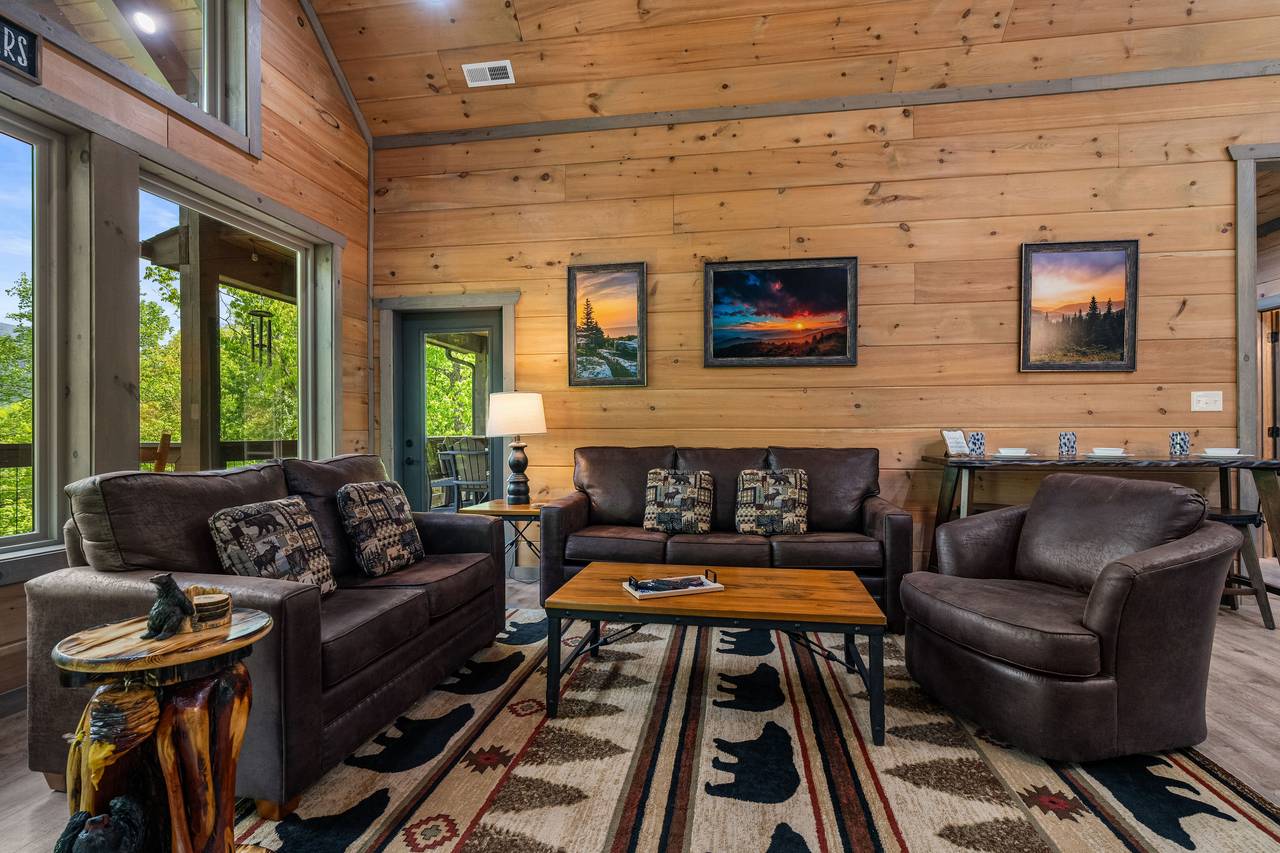 Cozy up by the fire, catch a movie, or drift off on the sleeper Cozy up by the fire, catch a movie, or drift off on the sleeper