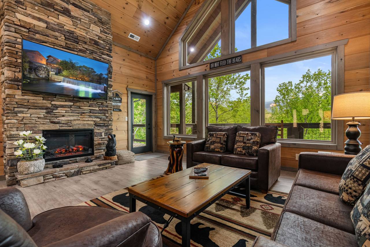 Cozy up by the fire, catch a movie, or drift off on the sleeper Cozy up by the fire, catch a movie, or drift off on the sleeper