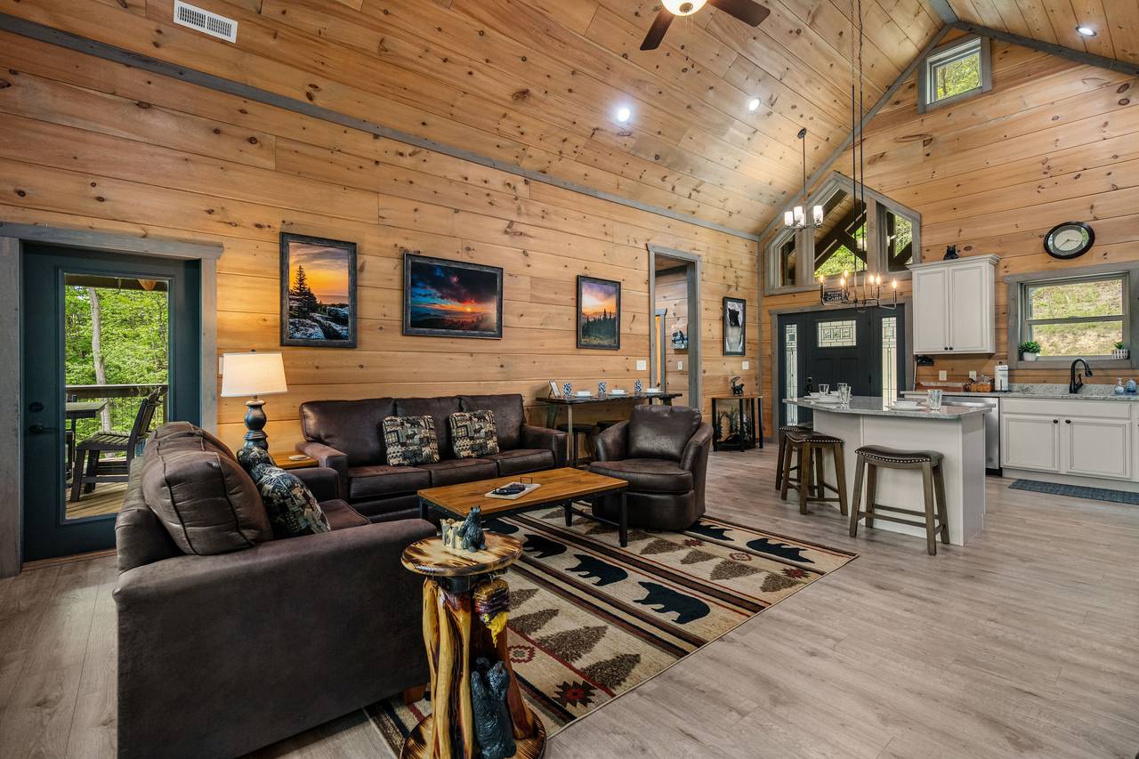 Cozy up by the fire, catch a movie, or drift off on the sleeper Cozy up by the fire, catch a movie, or drift off on the sleeper