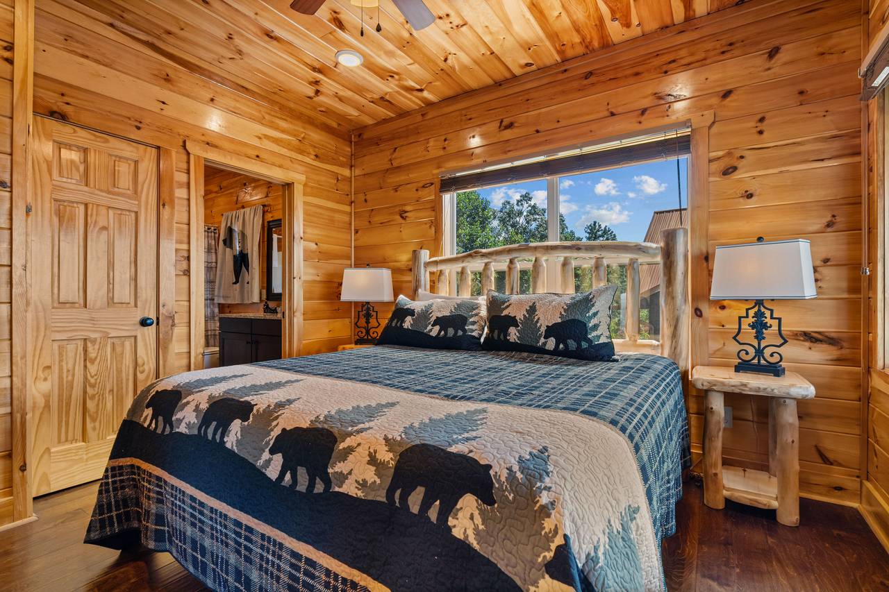Second king bedroom with Smart TV & shared bath Second king bedroom with Smart TV & shared bath
