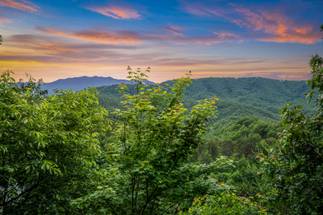 Deck with breathtaking views of the Great Smoky Mountains. Deck with breathtaking views of the Great Smoky Mountains.