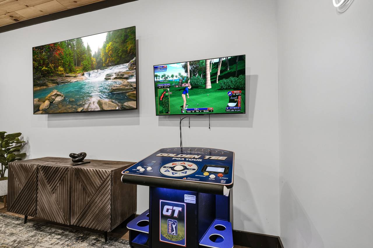 <span class="name">Pool Table, Buck Hunter, Golden Tee, Air Hockey & Multi-Cade</span> <span class="name">Pool Table, Buck Hunter, Golden Tee, Air Hockey & Multi-Cade</span>