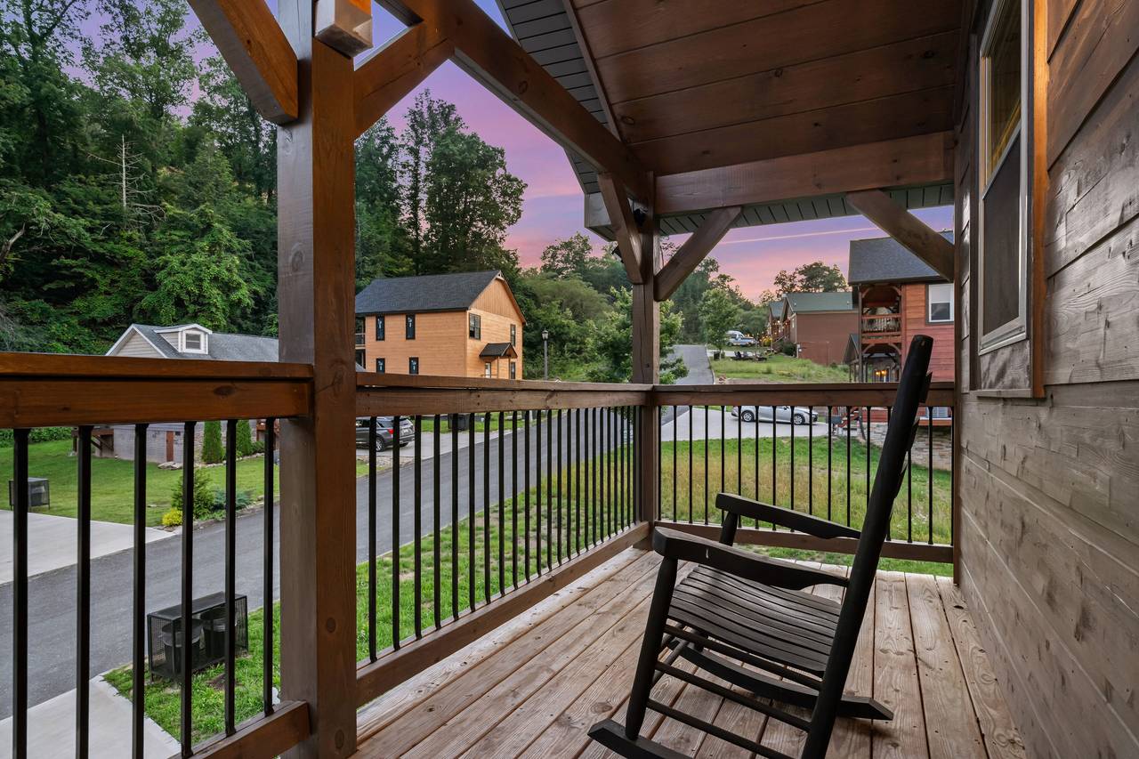 <span class="name">Private upper deck with rocking chairs</span> <span class="name">Private upper deck with rocking chairs</span>