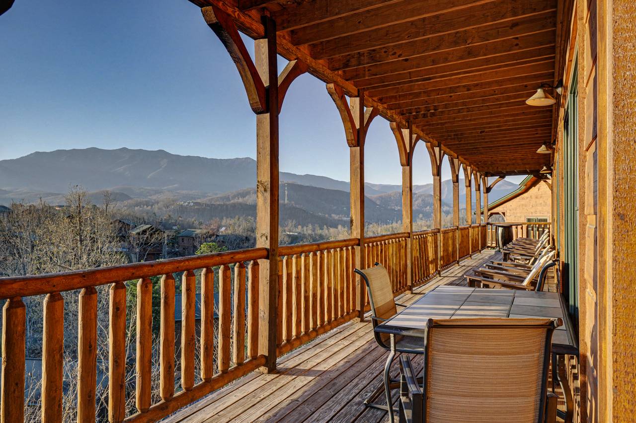 <span class="name">Brand new deck furniture and beautiful Smoky Mountain views!</span> <span class="name">Brand new deck furniture and beautiful Smoky Mountain views!</span>