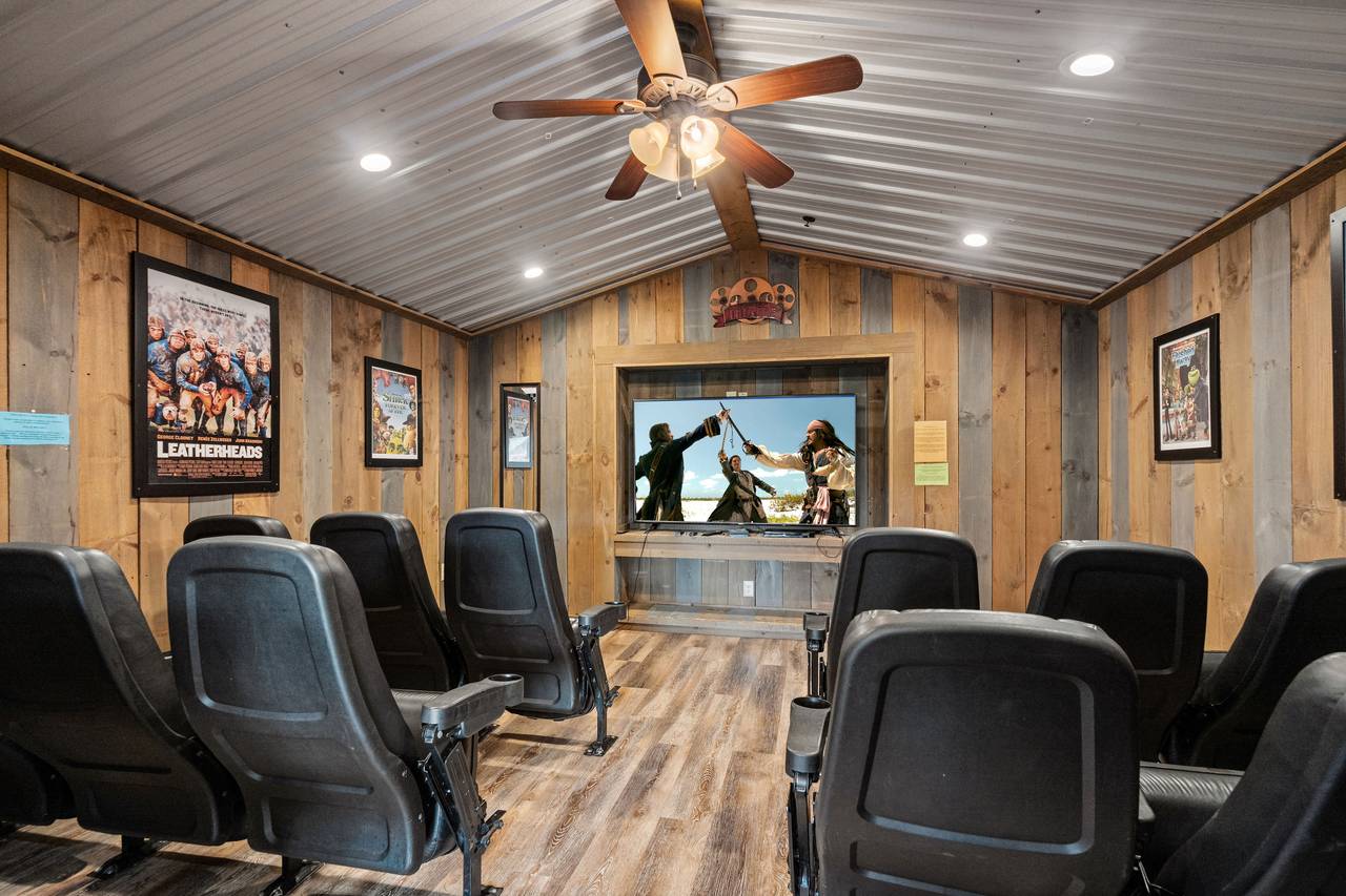 <span class="name">Private theater with real cinema seating & Blu-ray player</span> <span class="name">Private theater with real cinema seating & Blu-ray player</span>