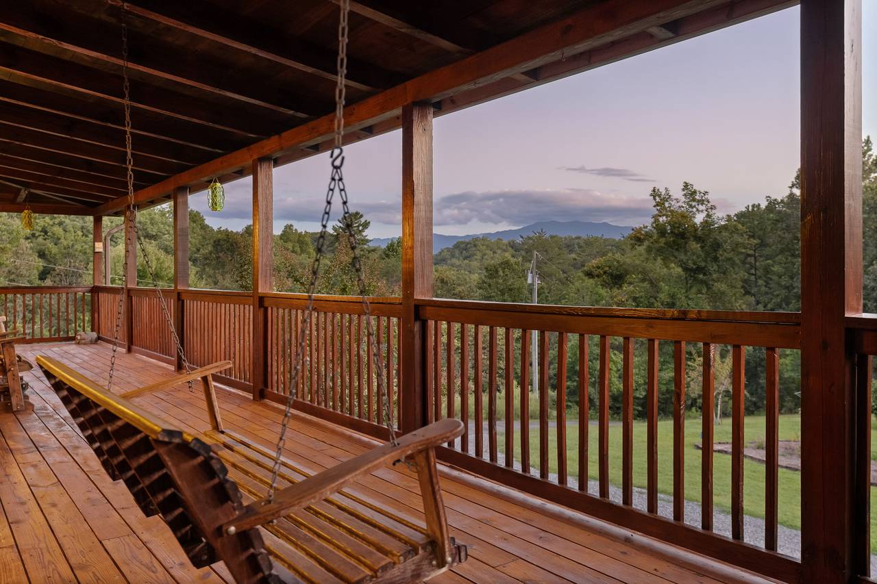 Deck seating for enjoying peaceful mornings Deck seating for enjoying peaceful mornings