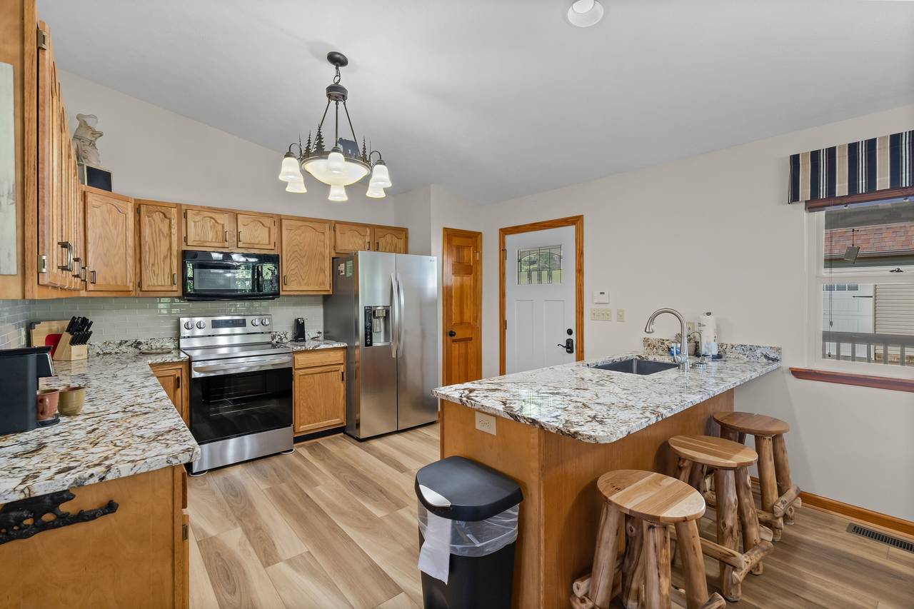 Kitchen island with seating for 3 Kitchen island with seating for 3