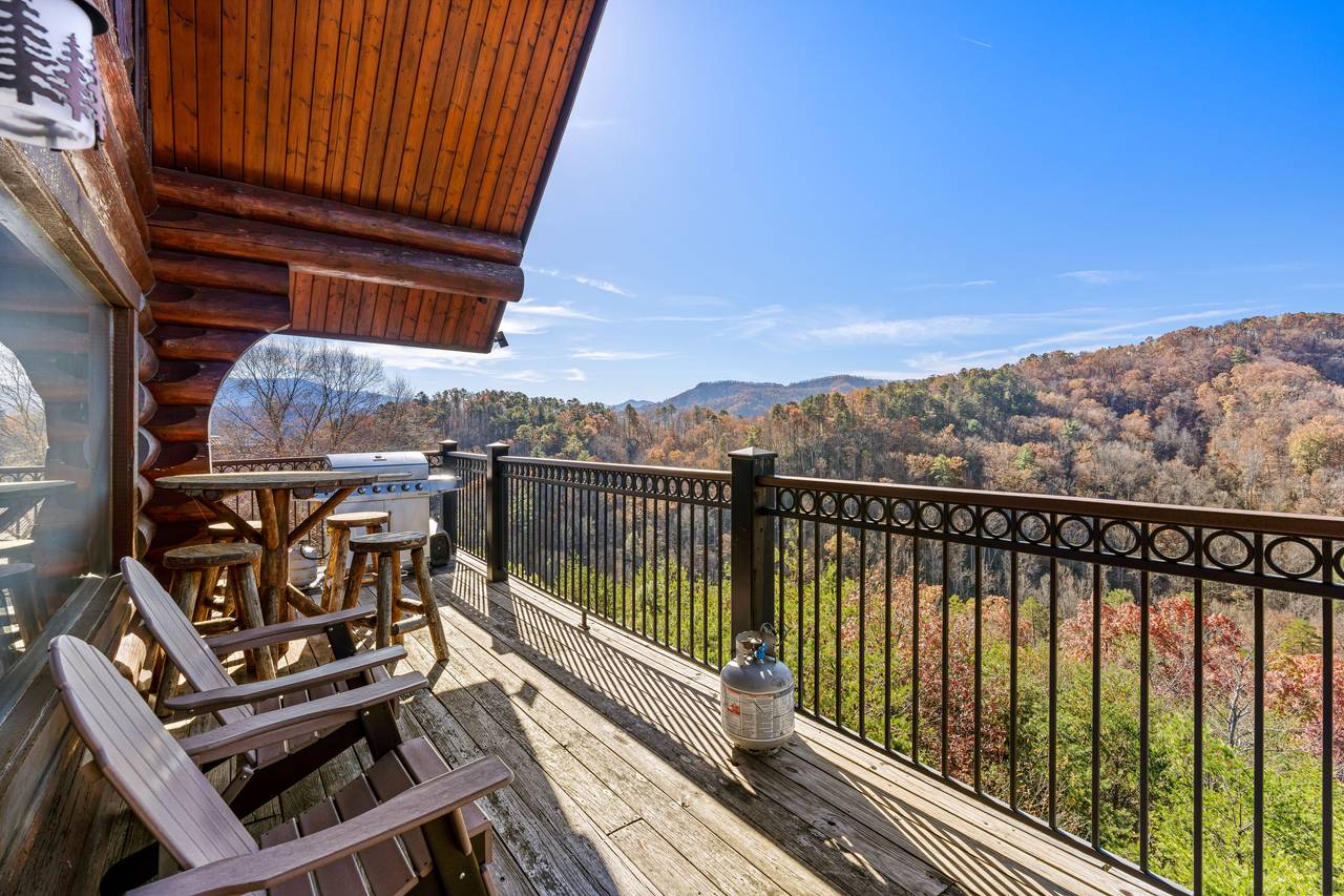<span class="name">Gas grill area with relaxing forest backdrop</span> <span class="name">Gas grill area with relaxing forest backdrop</span>