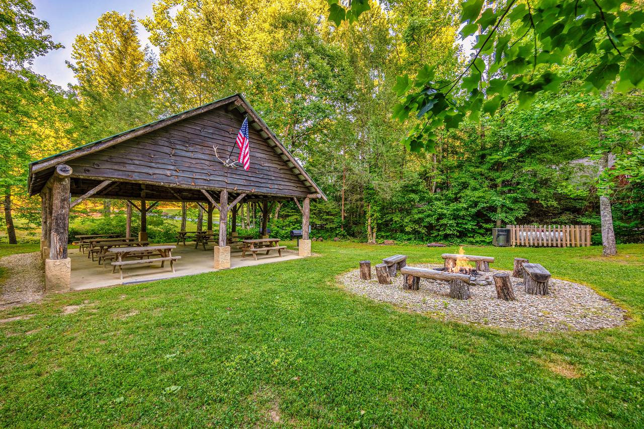 <span class="name">Resort Pavilion and Firepit</span> <span class="name">Resort Pavilion and Firepit</span>