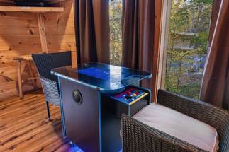 Multicade arcade & comfy seating for hours of play Multicade arcade & comfy seating for hours of play