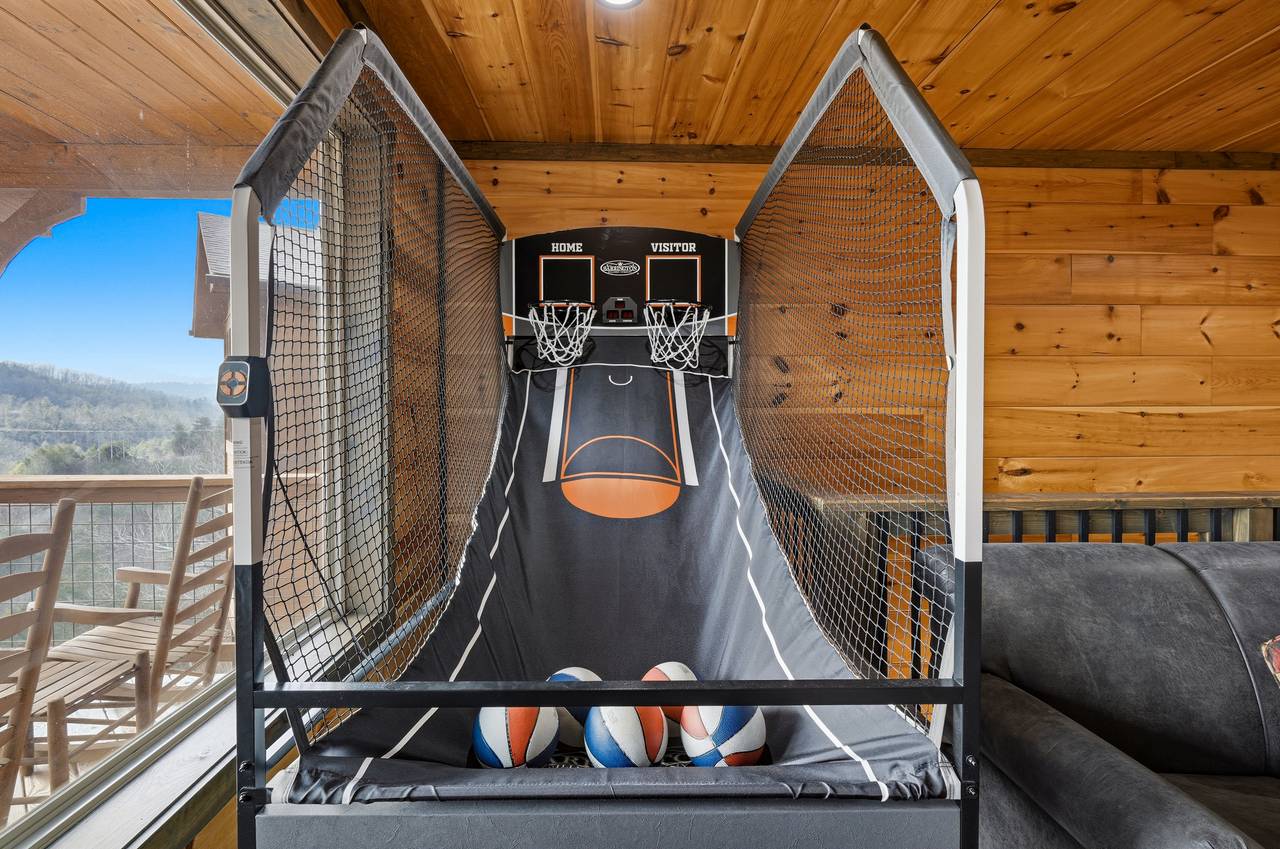 <span class="name">Arcade basketball showdown upstairs</span> <span class="name">Arcade basketball showdown upstairs</span>