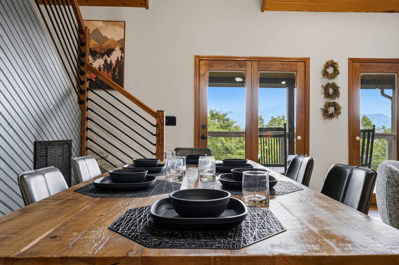 Dining area perfect for meals and game nights Dining area perfect for meals and game nights