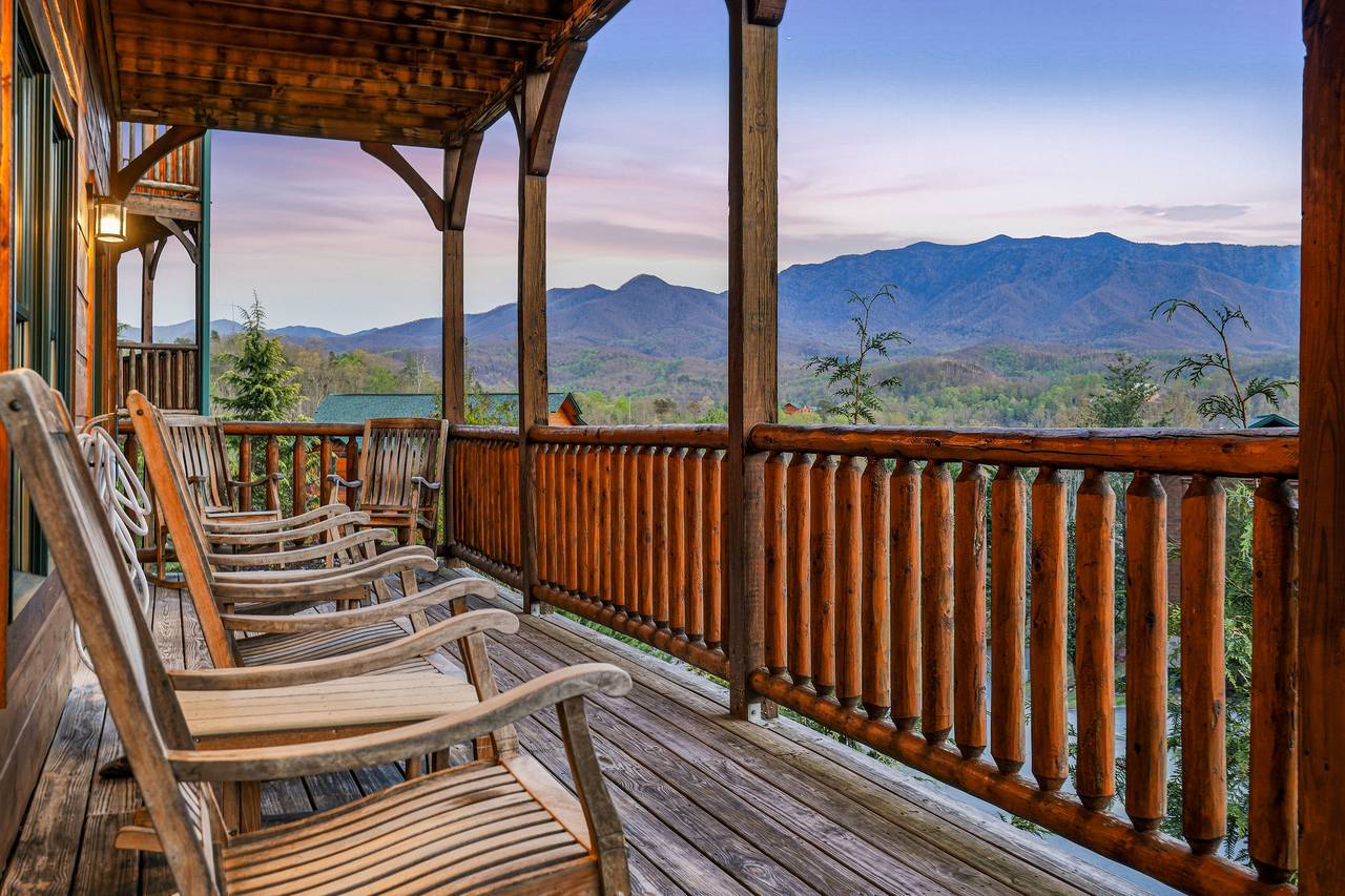 Multi-level decks with updated furniture & views Multi-level decks with updated furniture & views