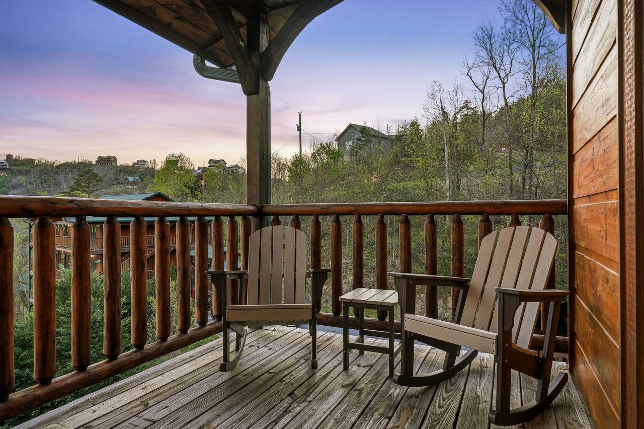 Multi-level decks with updated furniture & views Multi-level decks with updated furniture & views