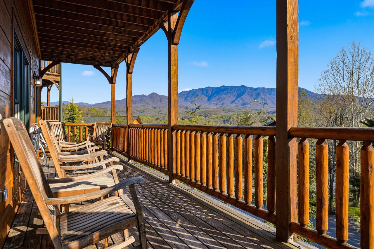 Multi-level decks with updated furniture & views Multi-level decks with updated furniture & views