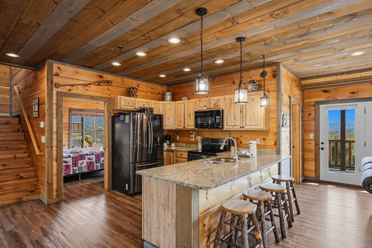 Fully equipped kitchen with modern appliances Fully equipped kitchen with modern appliances