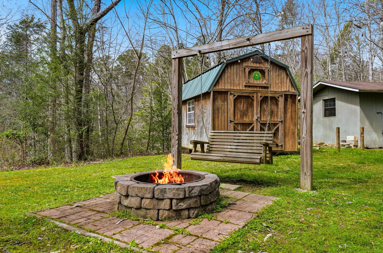 Relax by the fire under Smoky Mountain stars Relax by the fire under Smoky Mountain stars