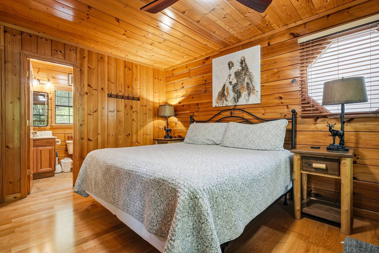 Main Level King Bedroom With Attached Bath Main Level King Bedroom With Attached Bath