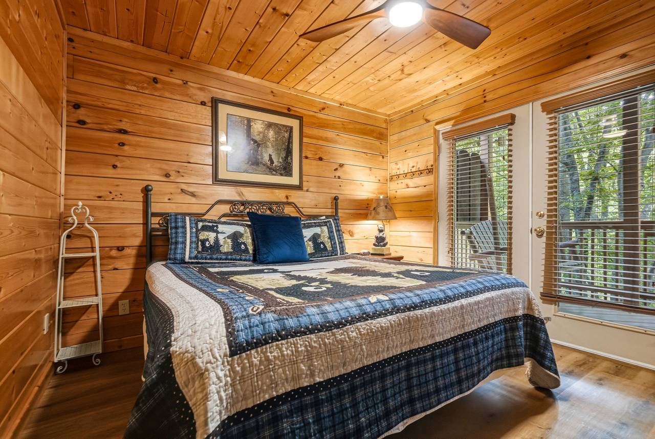 King Bedroom With Deck Access & Full Bath King Bedroom With Deck Access & Full Bath