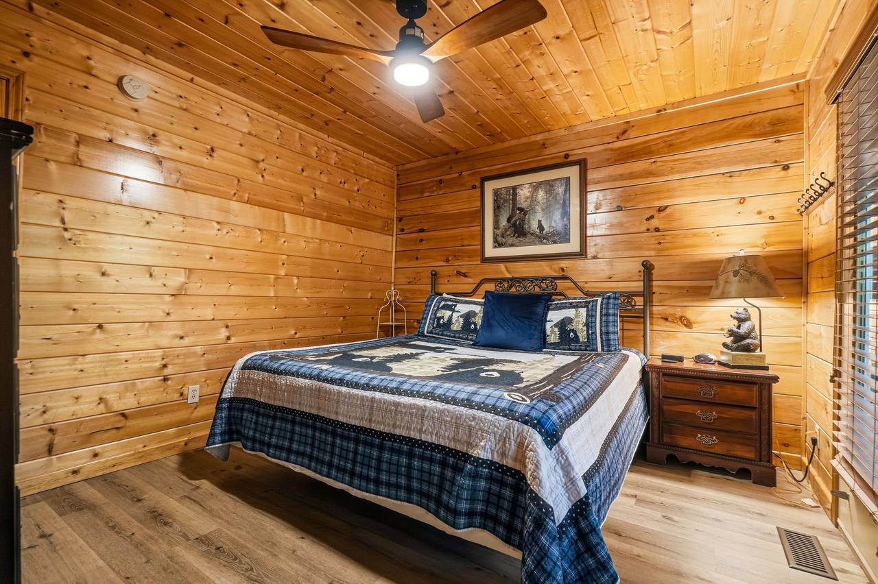 King Bedroom With Deck Access & Full Bath King Bedroom With Deck Access & Full Bath