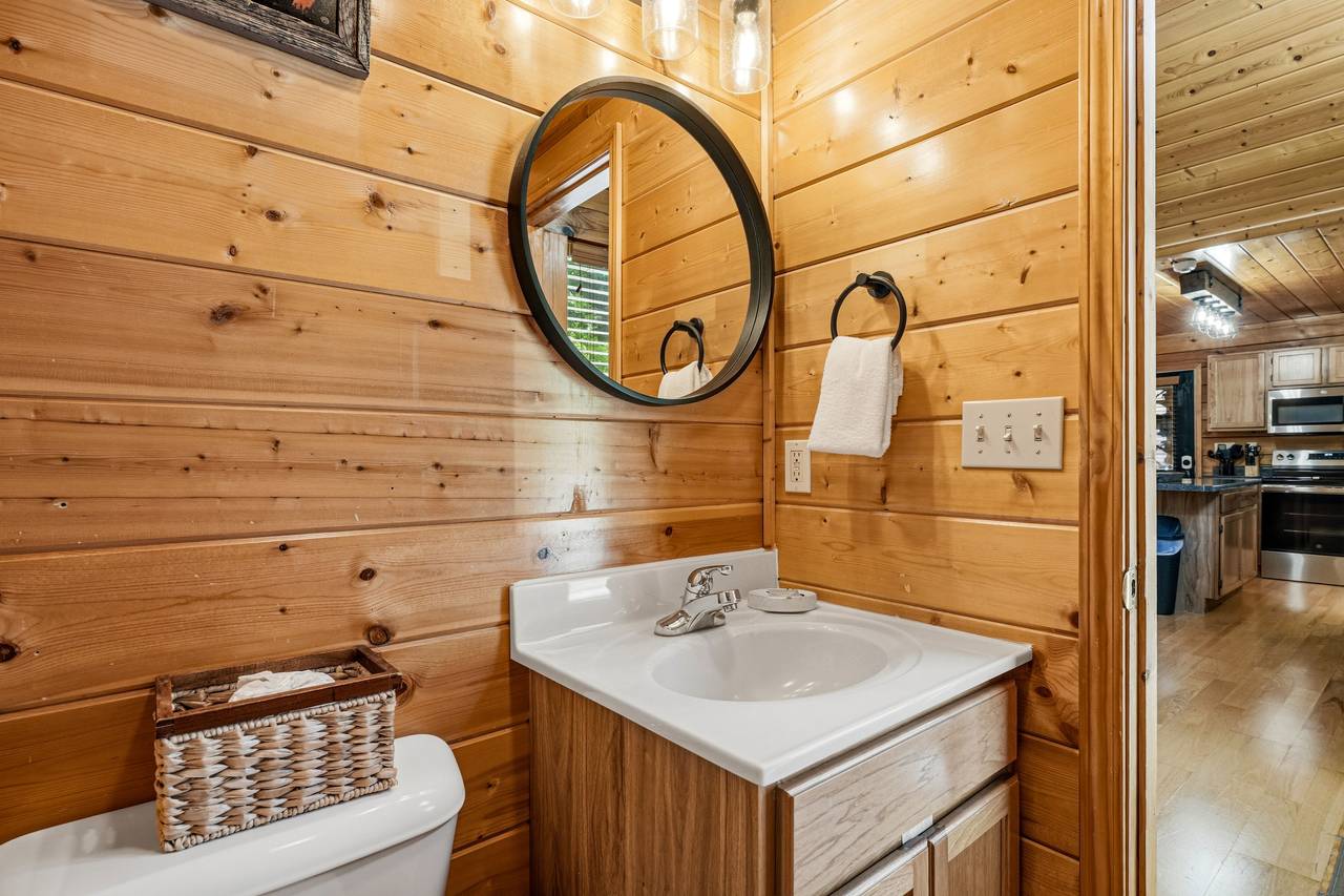 Main level half bath Main level half bath