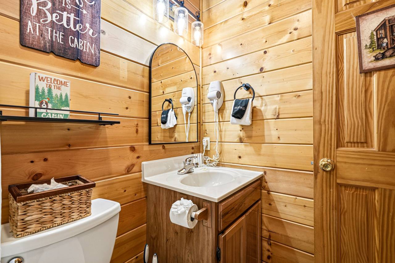 Full bathroom with tub and shower combo Full bathroom with tub and shower combo