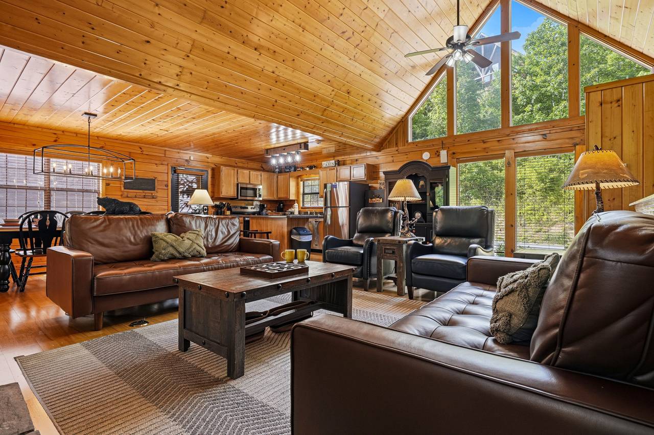 Cozy Living Room With Fireplace & Smart TV Cozy Living Room With Fireplace & Smart TV
