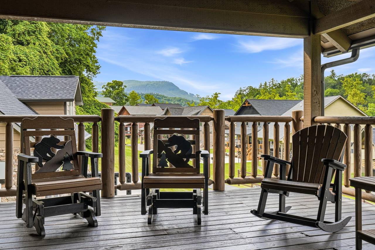 Spacious decks designed for gathering and relaxing Spacious decks designed for gathering and relaxing
